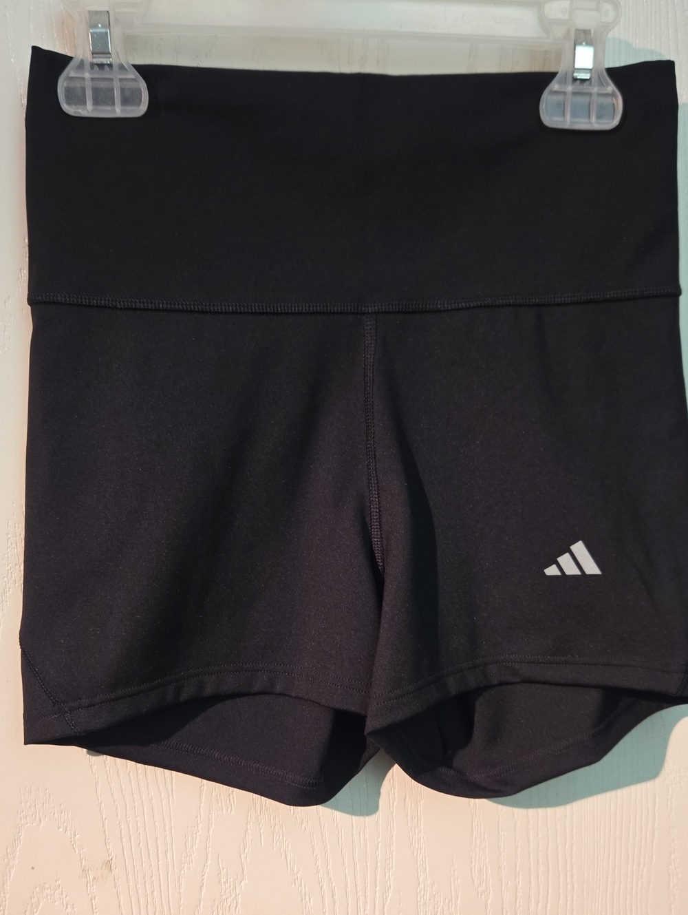 adidas Black High-Rise Athletic Shorts